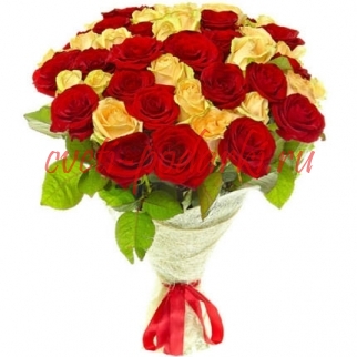 Букет из 51 розы  Благородный вкус фото 944