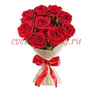 Букет из 9 красных роз Для тебя фото 1017